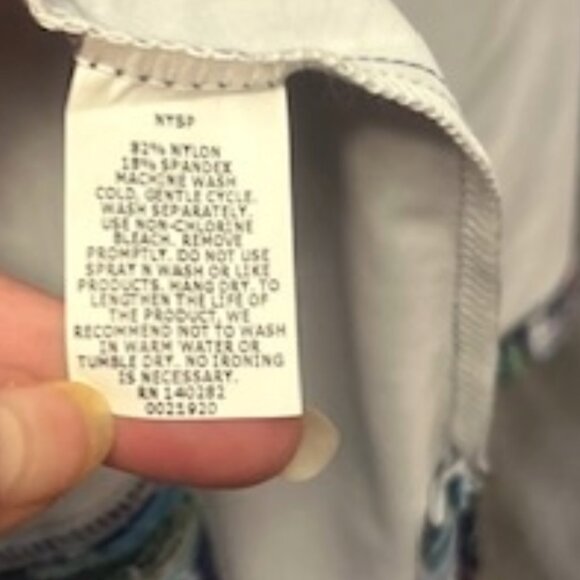 NWT Katherine Way Women's Multicolor Boca Tunic Top - Picture 8 of 8